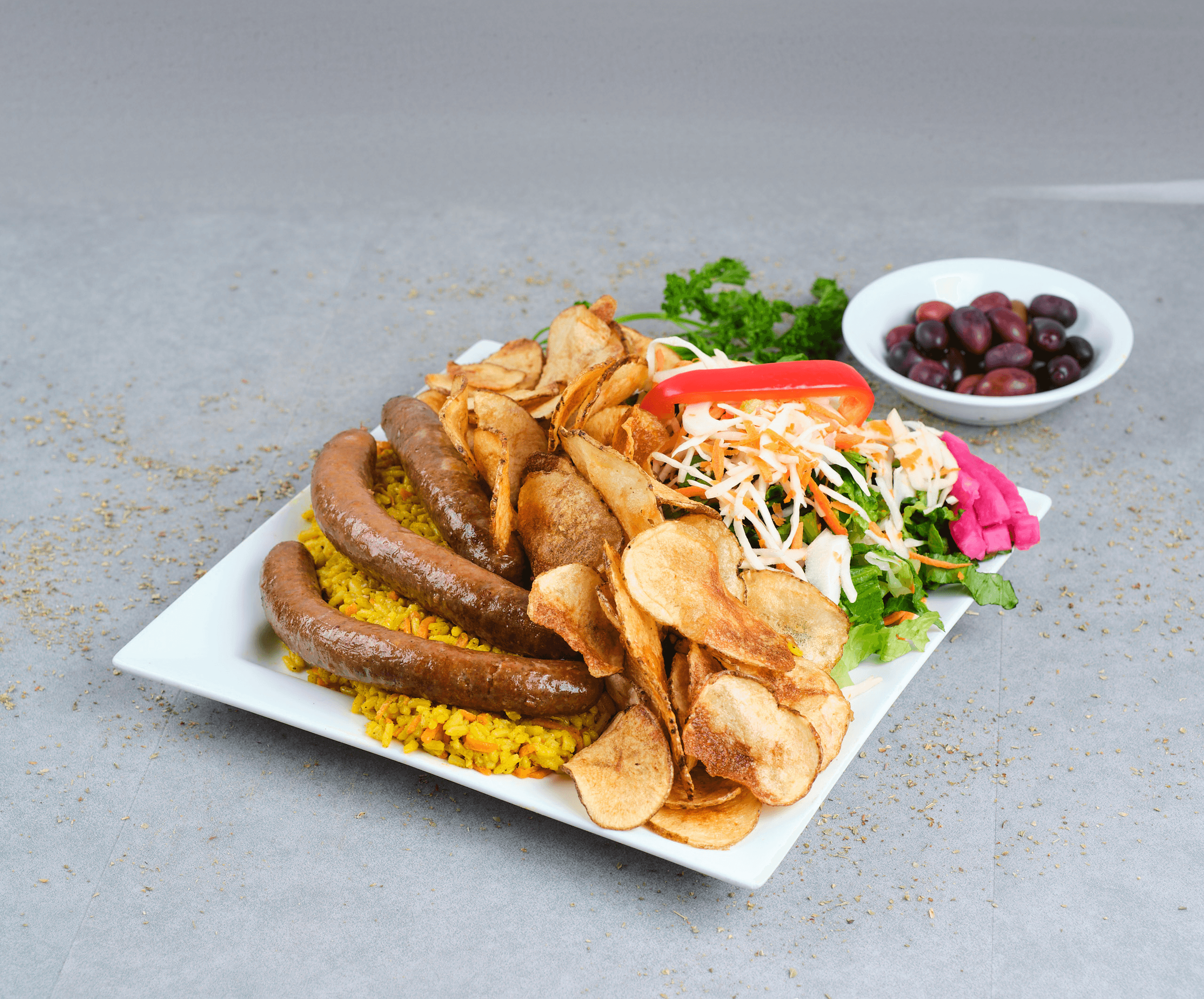 Assiette Merguez